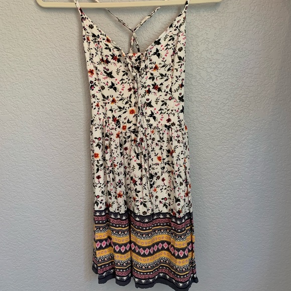 Multi-patterned mini cami dress. - Picture 3 of 5